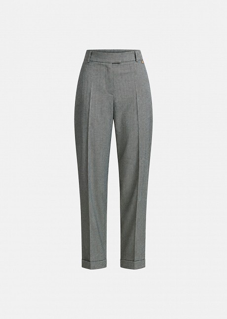 Chinos with a Lurex weave