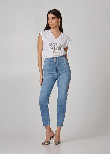Μπλούζα με τύπωμα "Star girl"
