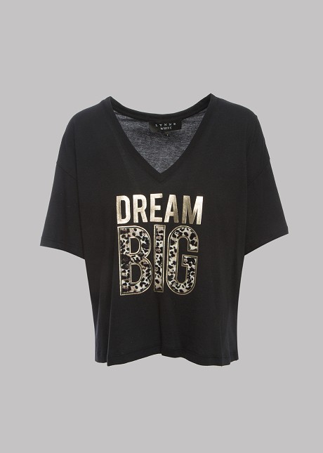 Μπλούζα με τύπωμα "DREAM BIG"