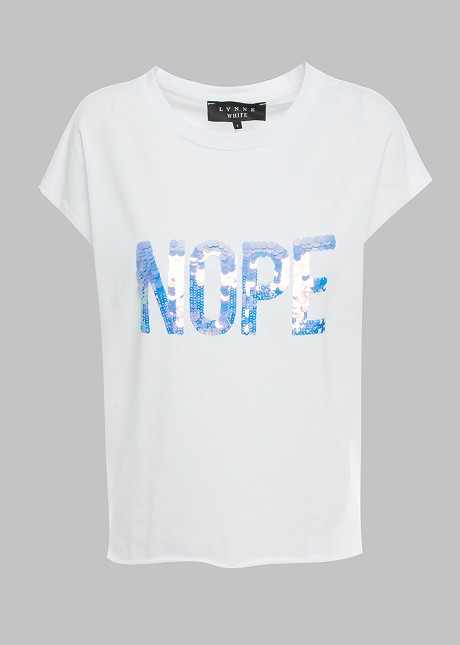 Blouse with print "NOPE"