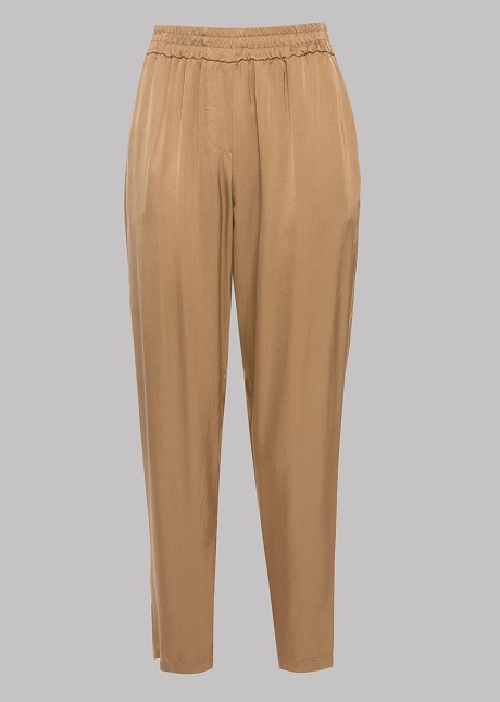 Salwar trousers with satin look