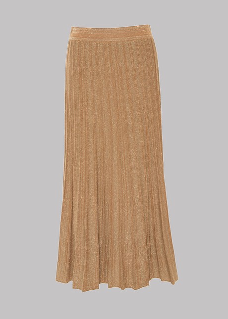 Плетена плисирана пола