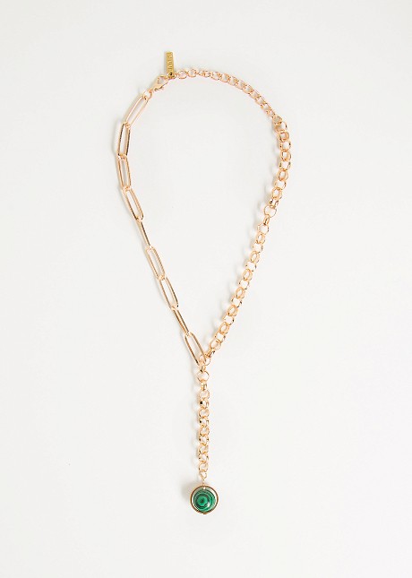 Necklace with hanging detail