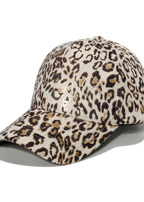 Animal print hat