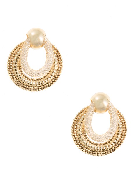 Earrings with decorative details