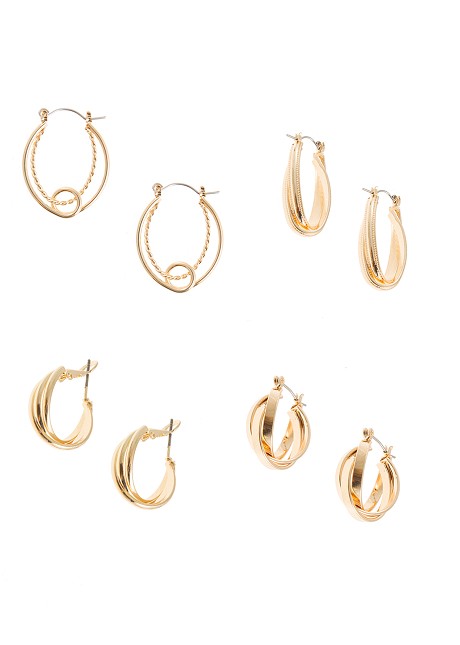 Hoops set with different styles