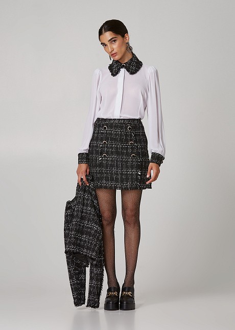 Mini tweed skirt