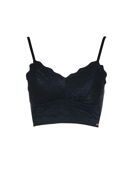Bralette with decorative lace