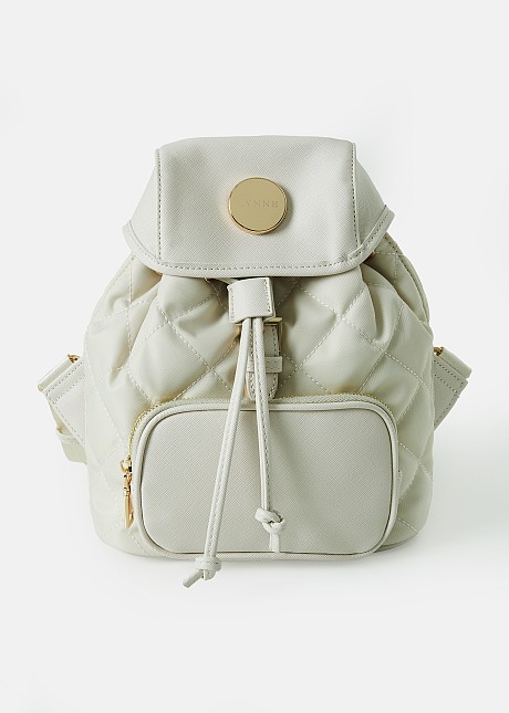 Backpack τσάντα με συνδυασμό υλικών