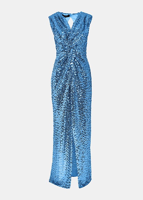 Maxi sequined dress