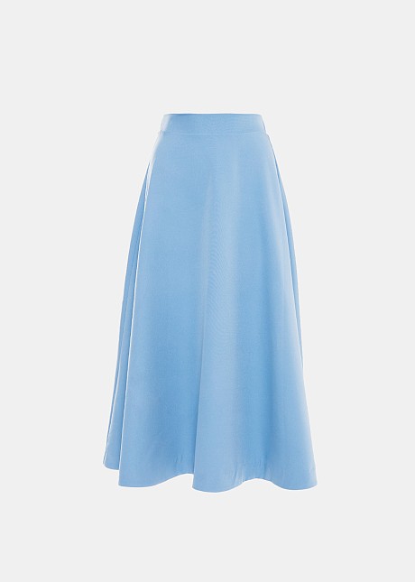 Elastic Skirt in A line