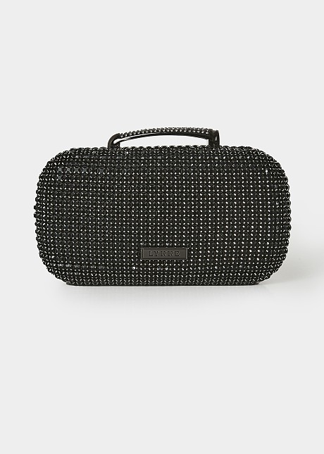 Τσάντα clutch με διαμαντάκια