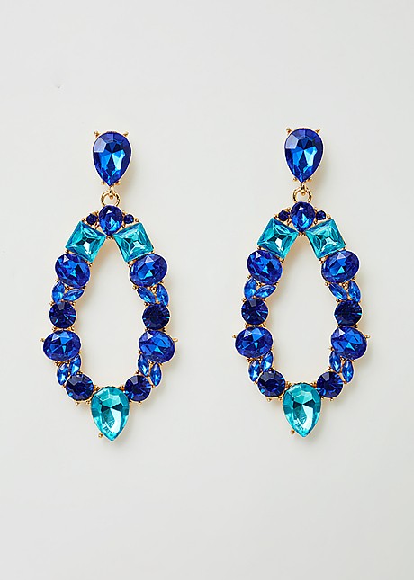 Crystal drop earrings