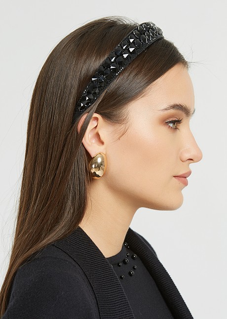 Black embellishment headband