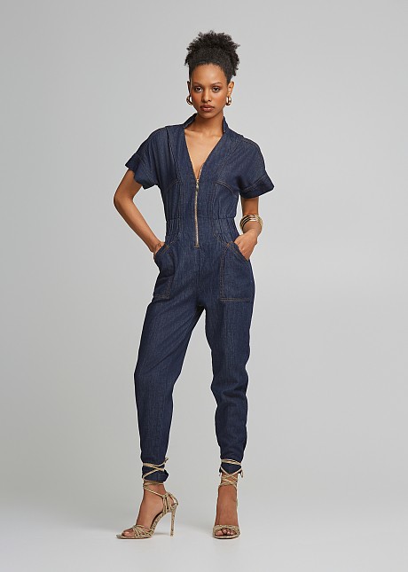 Denim jumpsuit