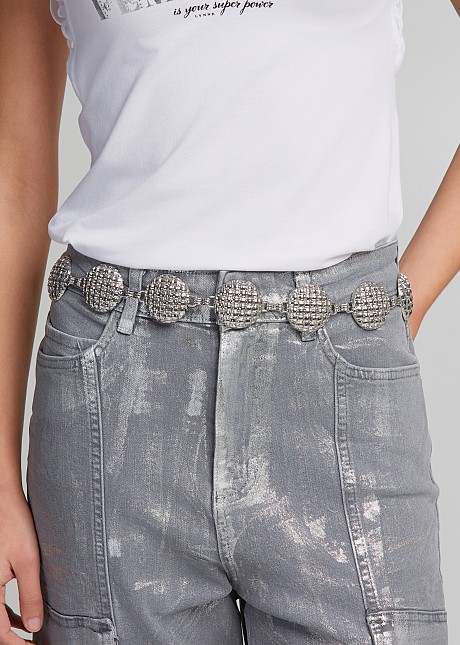 Chunky chain belt