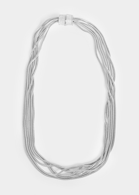 Multirow chain necklace