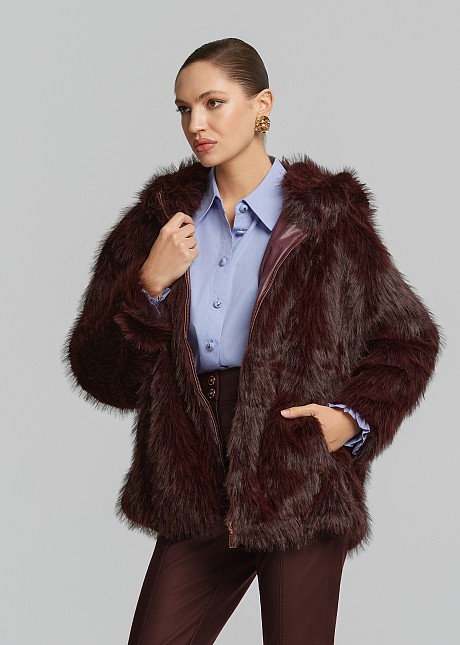 Furry overcoats | LYNNE