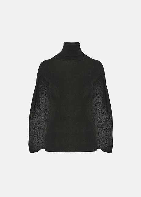 Lurex knitted blouse in cape LYNNE