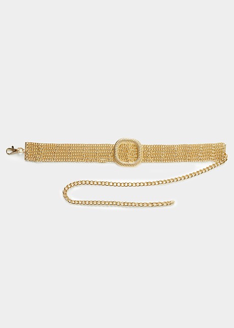 Metal chain belt in buckle LYNNE