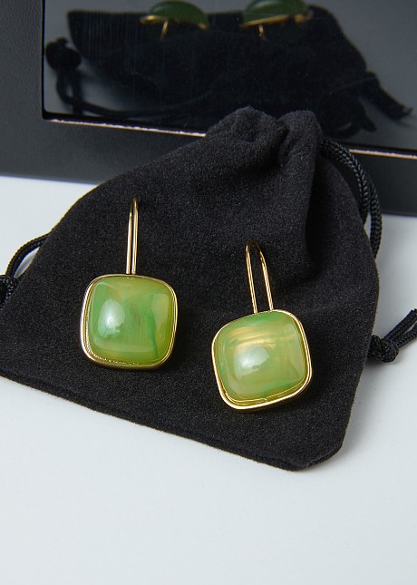 Stone earrings