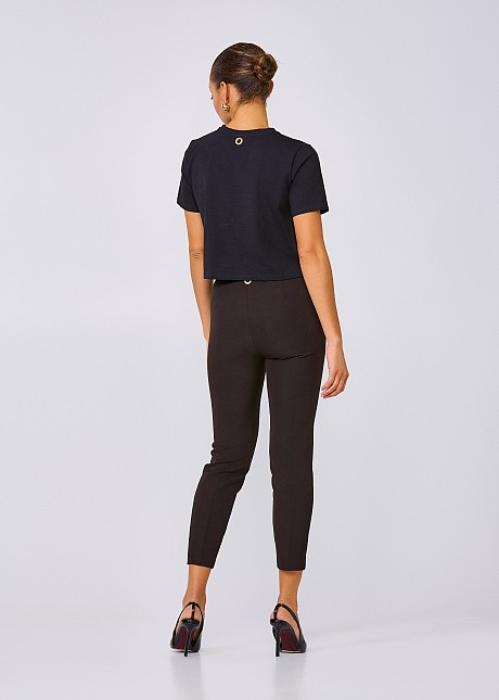 Highrise slim trousers