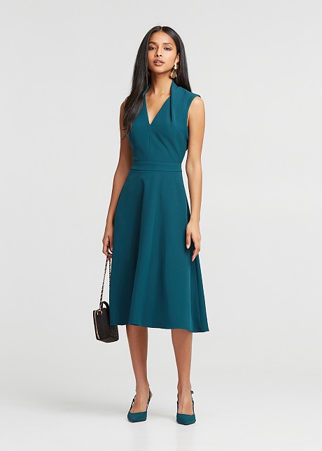 Midi A-line dress