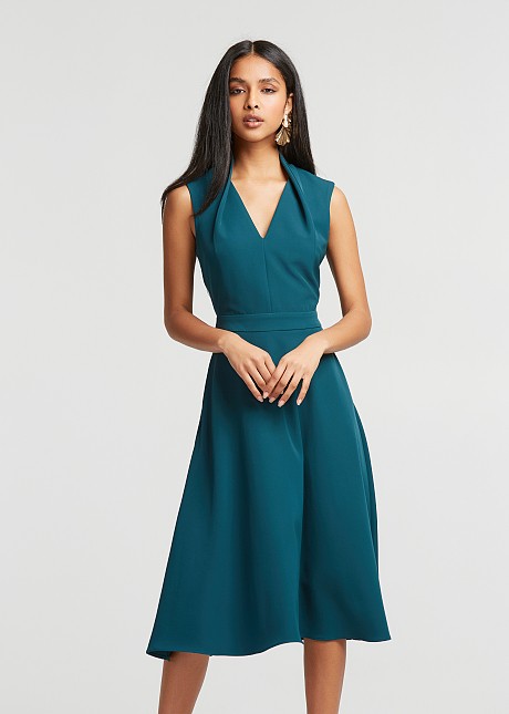 Midi A-line dress