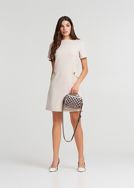 A line mini dress