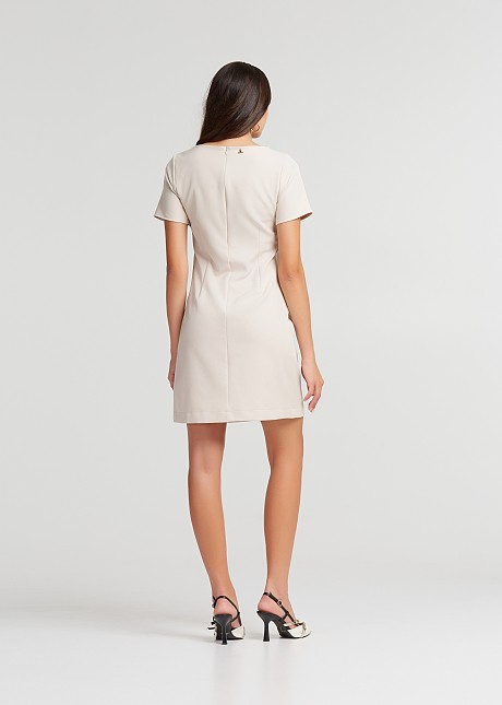 A line mini dress