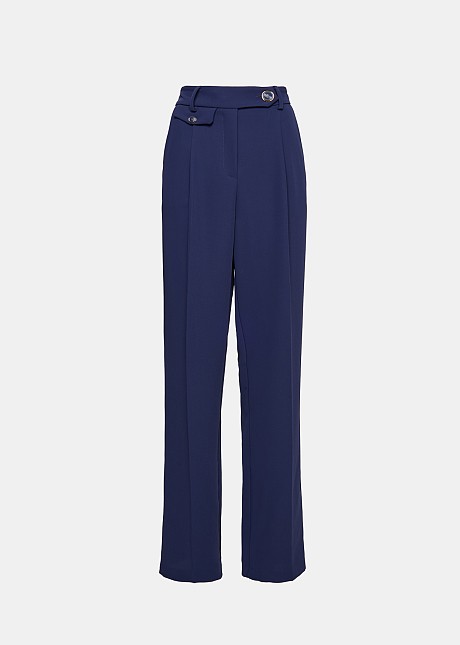 Tailored wide leg dad trouser