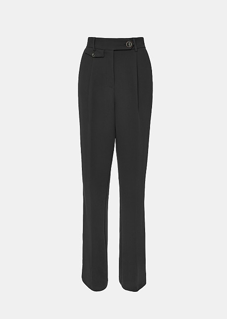 Tailored wide leg dad trouser