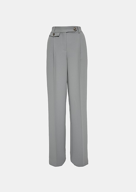 Tailored wide leg dad trouser