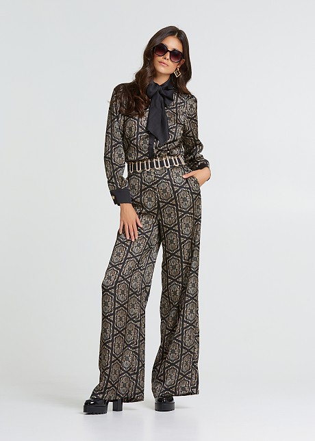 Ethnic printed pants