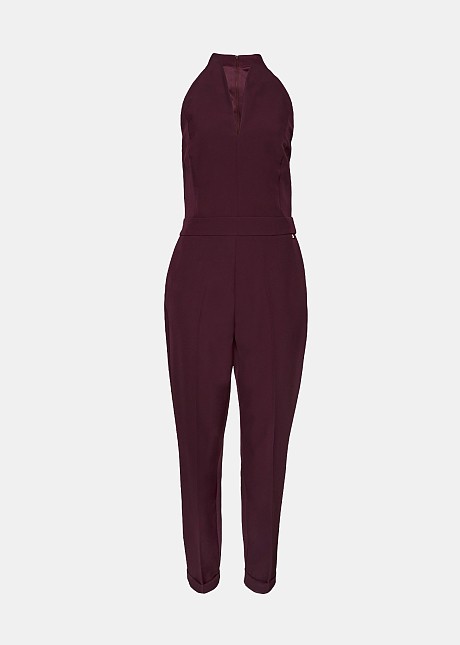 Jumpsuit with V neckline