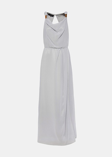 Μaxi draped dress