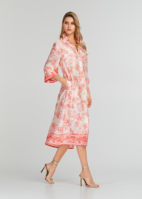 Chemise printed dress