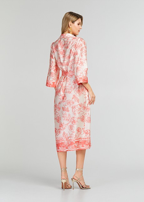 Chemise printed dress