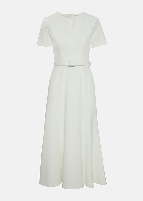navy blue dress for baby girl White Midi Dresses – special offers for women at Boozt.com main image 0