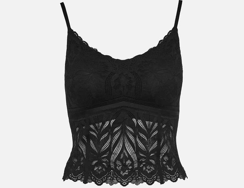 Stretch lace bustier top | LYNNE