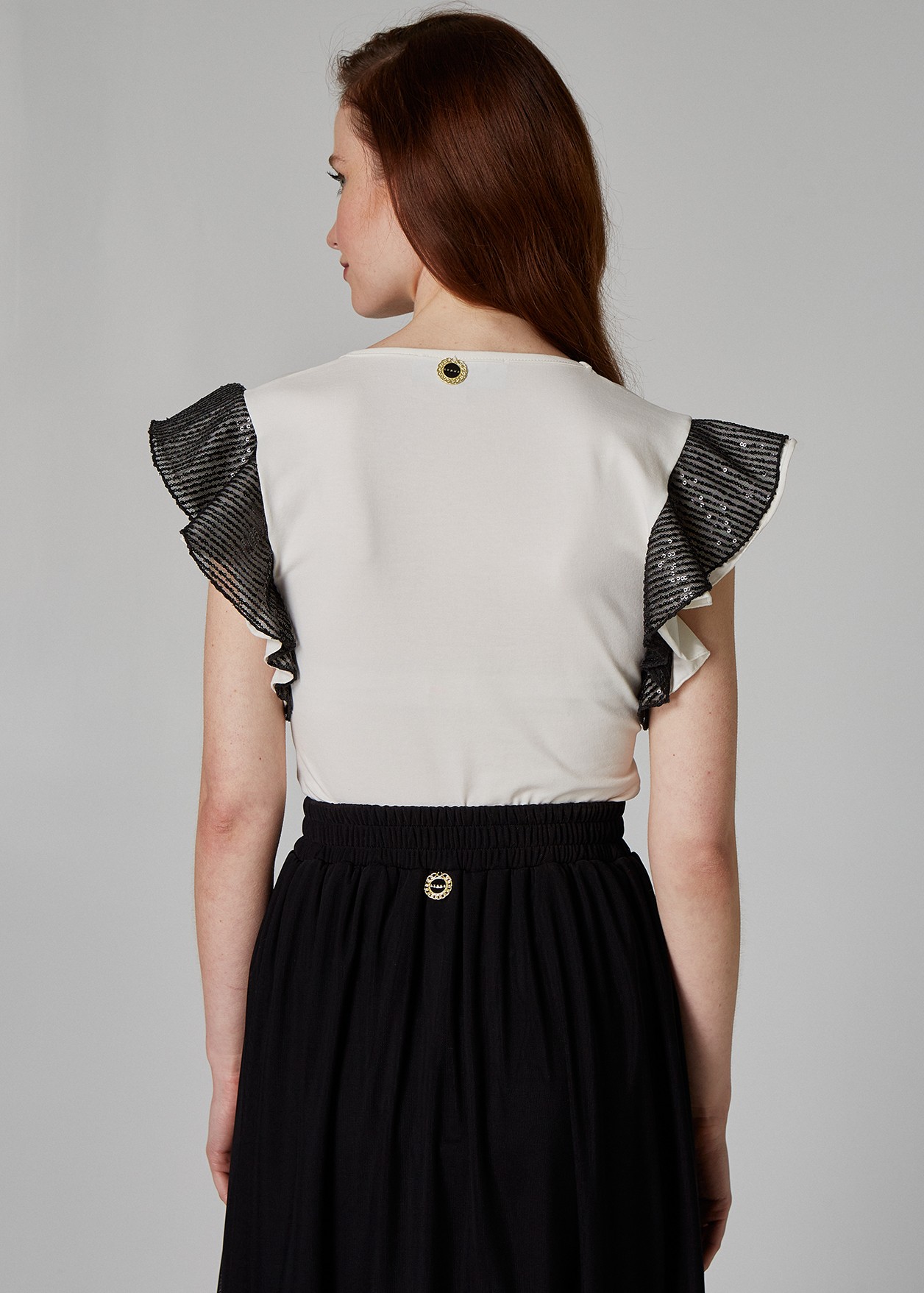 Shortsleeve blouse with print "LYNNE"