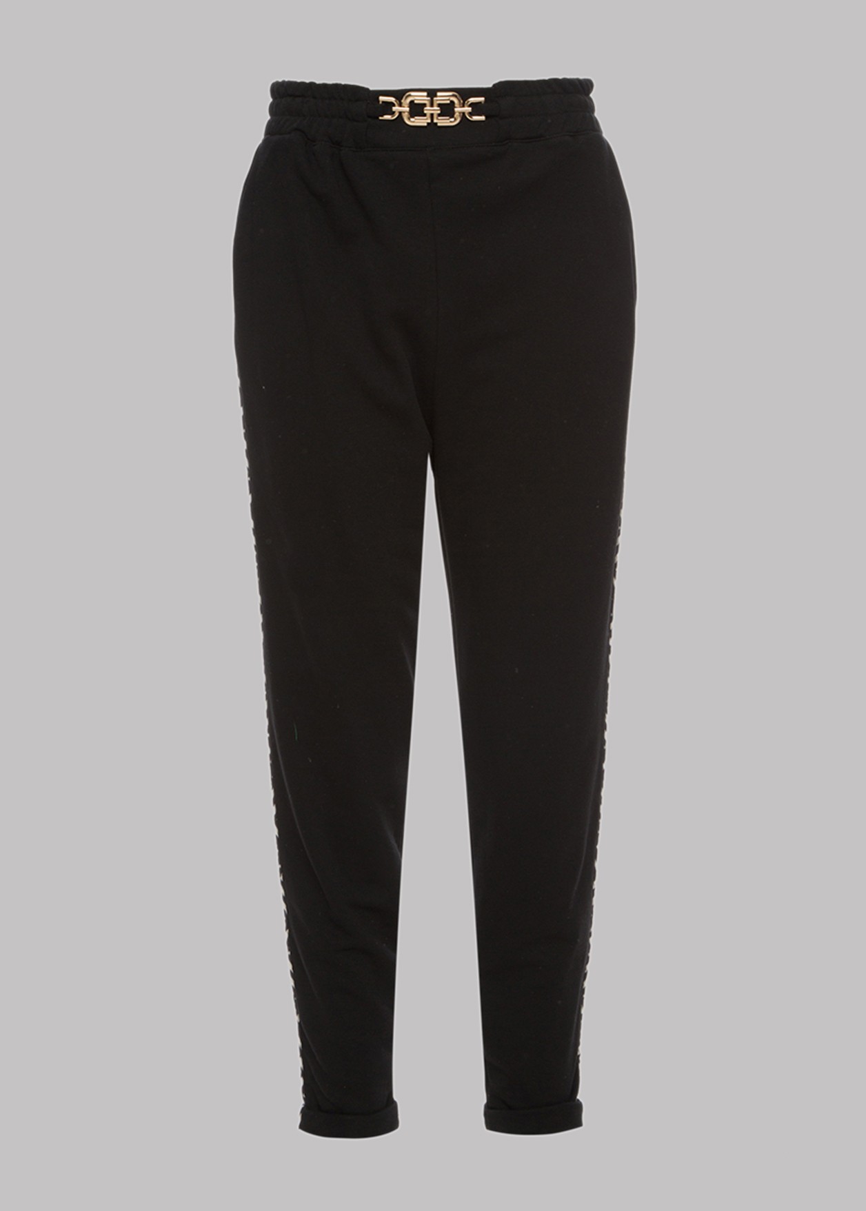 Joggers with metallic detail