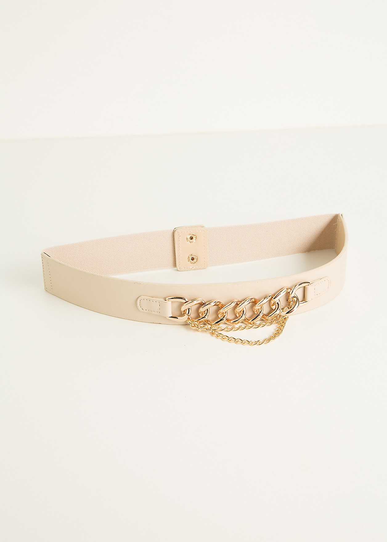 Belt with decorative chains