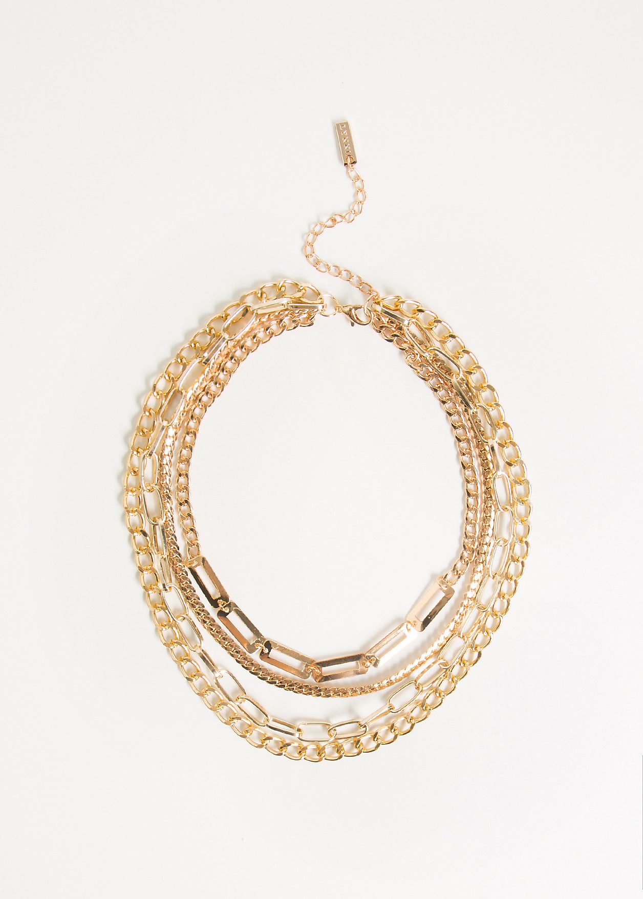Necklace with multiple layers