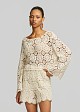 Crochet lace blouse