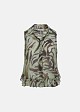 Αμάνικο πουκάμισο σε animal print