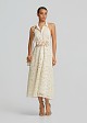 Midi shirt dress in lace