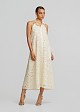 Midi shirt dress in lace
