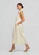 Midi shirt dress in lace
