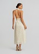 Midi shirt dress in lace